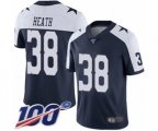Dallas Cowboys #38 Jeff Heath Navy Blue Throwback Alternate Vapor Untouchable Limited Player 100th Season Football Jersey