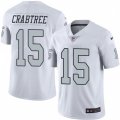 Oakland Raiders #15 Michael Crabtree Limited White Rush Vapor Untouchable NFL Jersey