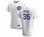 Chicago Cubs #35 Justin Steele White Home 2020 Authentic Player Baseball Jersey