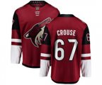 Arizona Coyotes #67 Lawson Crouse Fanatics Branded Burgundy Red Home Breakaway Hockey Jersey