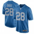 Detroit Lions #28 Quandre Diggs Game Blue Alternate NFL Jersey