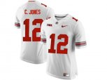2016 Ohio State Buckeyes C.Jones #12 College Football Limited Jersey - White