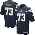 Los Angeles Chargers #73 Spencer Pulley Game Navy Blue Team Color NFL Jersey