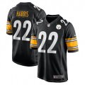 Pittsburgh Steelers #22 Najee Harris Nike Black 2021 NFL Draft First Round Pick Game Jersey