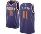 Phoenix Suns #11 Jamal Crawford Swingman Purple NBA Jersey - Icon Edition