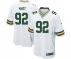 Green Bay Packers #92 Reggie White Game White Football Jersey