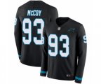 Carolina Panthers #93 Gerald McCoy Limited Black Therma Long Sleeve Football Jersey
