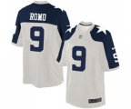Dallas Cowboys #9 Tony Romo Limited White Throwback Alternate Football Jersey