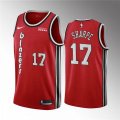 Portland Trail Blazers #17 Shaedon Sharpe Red Classic Edition Stitched Basketball Jersey