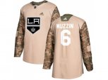 Los Angeles Kings #6 Jake Muzzin Camo Authentic Veterans Day Stitched NHL Jersey