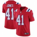 New England Patriots #41 Cyrus Jones Red Alternate Vapor Untouchable Limited Player NFL Jersey
