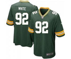 Green Bay Packers #92 Reggie White Game Green Team Color Football Jersey