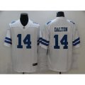 Dallas Cowboys #14 Andy Dalton Nike White Limited Jersey