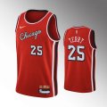 Chicago Bulls #25 Dalen Terry Red Stitched Basketball Jersey