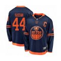 Edmonton Oilers #44 Zack Kassian Authentic Navy Blue Alternate Fanatics Branded Breakaway Hockey Jersey