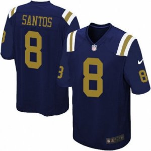 New York Jets #8 Cairo Santos Limited Navy Blue Alternate NFL Jersey