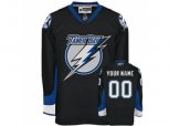 Tampa Bay Lightning Customized Jersey Black Home man hockey