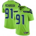 Seattle Seahawks #91 Sheldon Richardson Limited Green Rush Vapor Untouchable NFL Jersey