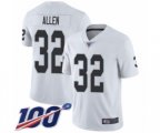 Oakland Raiders #32 Marcus Allen White Vapor Untouchable Limited Player 100th Season Football Jersey