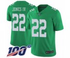 Philadelphia Eagles #22 Sidney Jones Limited Green Rush Vapor Untouchable 100th Season Football Jersey