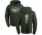 New York Jets #26 Le'Veon Bell Green Backer Pullover Hoodie