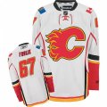 Calgary Flames #67 Michael Frolik Authentic White Away NHL Jersey