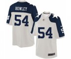 Dallas Cowboys #54 Chuck Howley Limited White Throwback Alternate Football Jersey