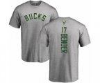 Milwaukee Bucks #17 Dragan Bender Ash Backer T-Shirt