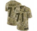 Houston Texans #71 Tytus Howard Limited Camo 2018 Salute to Service Football Jersey