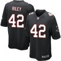 Atlanta Falcons #42 Duke Riley Game Black Alternate NFL Jersey