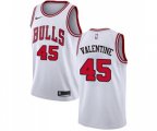 Chicago Bulls #45 Denzel Valentine Swingman White Basketball Jersey - Association Edition