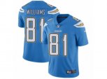 Los Angeles Chargers #81 Mike Williams Electric Blue Alternate Vapor Untouchable Limited Player NFL Jersey