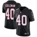 Atlanta Falcons #40 Derrick Coleman Black Alternate Vapor Untouchable Limited Player NFL Jersey