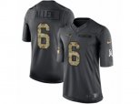 New England Patriots #6 Ryan Allen Limited Black 2016 Salute to Service NFL Jersey