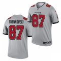 Tampa Bay Buccaneers #87 Rob Gronkowski Nike Gray 2021 Inverted Legend Jersey