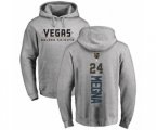Vegas Golden Knights #24 Jaycob Megna Gray Backer Pullover Hoodie