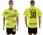 2017-18 Dortmund 30 PASSLACK Home Soccer Jersey