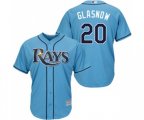 Tampa Bay Rays #20 Tyler Glasnow Replica Light Blue Alternate 2 Cool Base Baseball Jersey