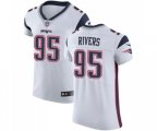 New England Patriots #95 Derek Rivers White Vapor Untouchable Elite Player Football Jersey