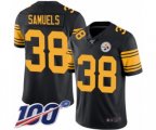 Pittsburgh Steelers #38 Jaylen Samuels Limited Black Rush Vapor Untouchable 100th Season Football Jersey