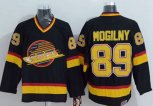Vancouver Canucks #89 Alexander Mogilny Stitched Black CCM Throwback NHL Jersey Wholesale Cheap