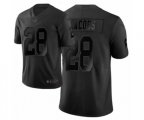 Oakland Raiders #28 Josh Jacobs Limited Black City Edition Football Jersey