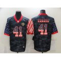 New Orleans Saints #41 Alvin Kamara Camo Flag Nike Limited Jersey