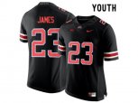 2016 Youth Ohio State Buckeyes Lebron James #23 College Football Limited Jersey - Blacko