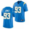 Los Angeles Chargers #93 Justin Jones Nike Powder Blue Vapor Limited Jersey
