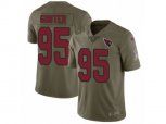 Arizona Cardinals #95 Rodney Gunter Limited Olive 2017 Salute to Service NFL Jersey