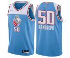 Sacramento Kings #50 Zach Randolph Swingman Blue NBA Jersey - City Edition