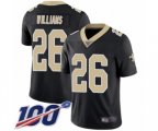 New Orleans Saints #26 P.J. Williams Black Team Color Vapor Untouchable Limited Player 100th Season Football Jersey