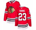 Chicago Blackhawks #23 Brandon Manning Premier Red Home NHL Jersey