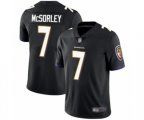 Baltimore Ravens #7 Trace McSorley Black Alternate Vapor Untouchable Limited Player Football Jersey
